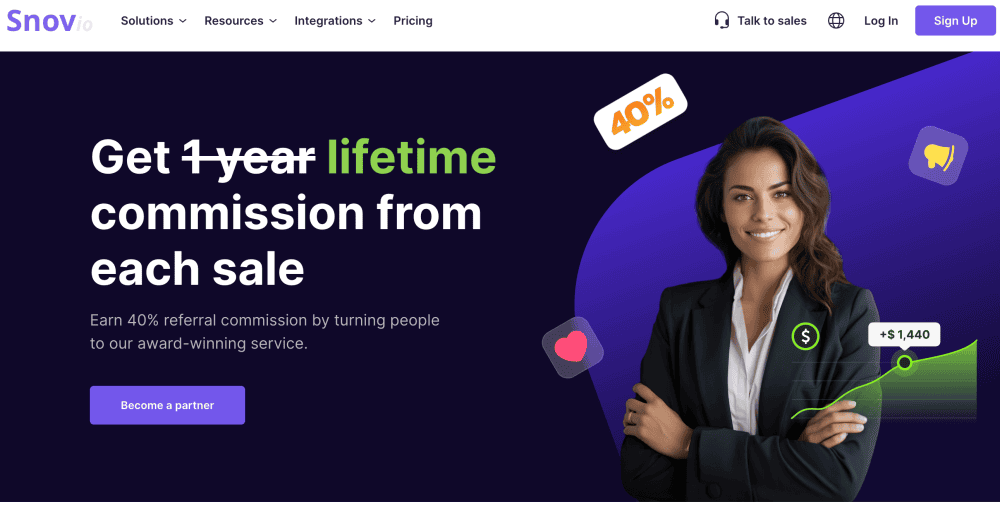 Snov io affiliate program