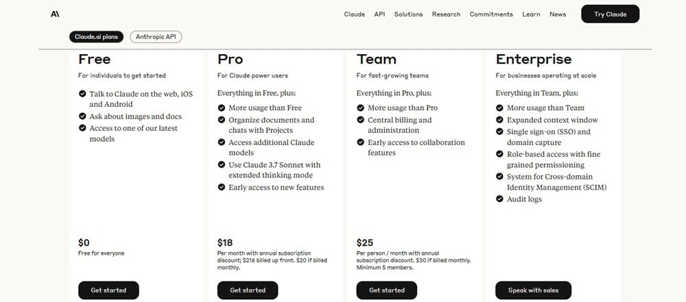 Claude.ai Pricing