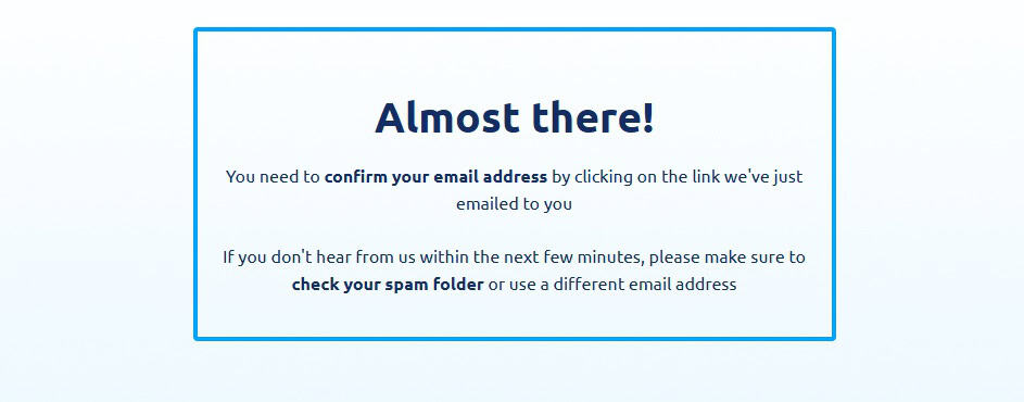 Systeme.io Confirmation Systeme.io Confirmation