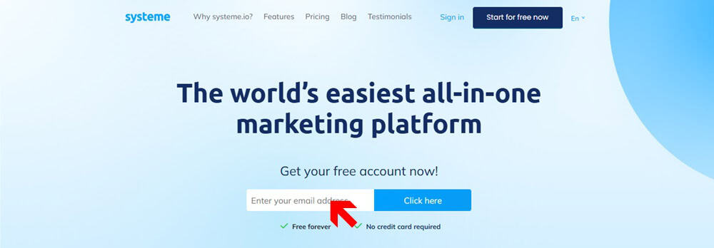 Systeme.io Sign up Systeme.io Sign up
