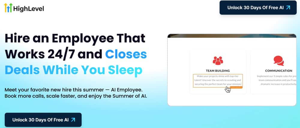 GoHighLevel AI Employee