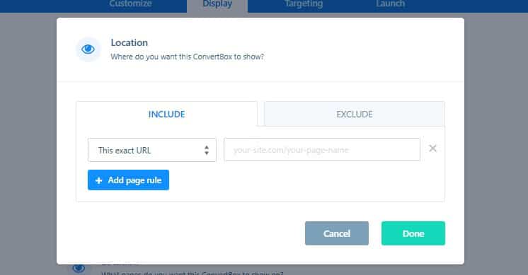 ConvertBox URL Exclusion & Inclusion ConvertBox URL Exclusion & Inclusion