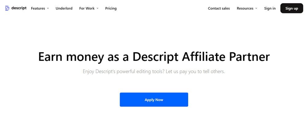 Descript Affiliate Program