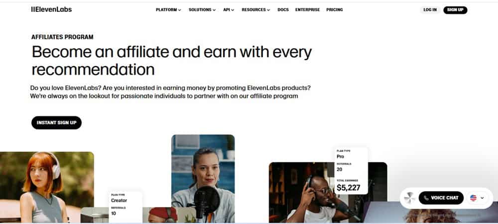 ElevenLabs Affiliate Program