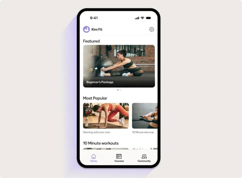 Kajabi Branded Mobile App