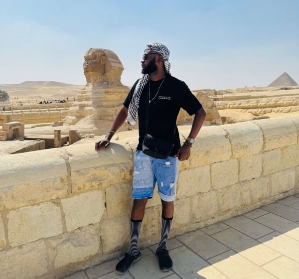 Khris Steven in Egypt Cairo