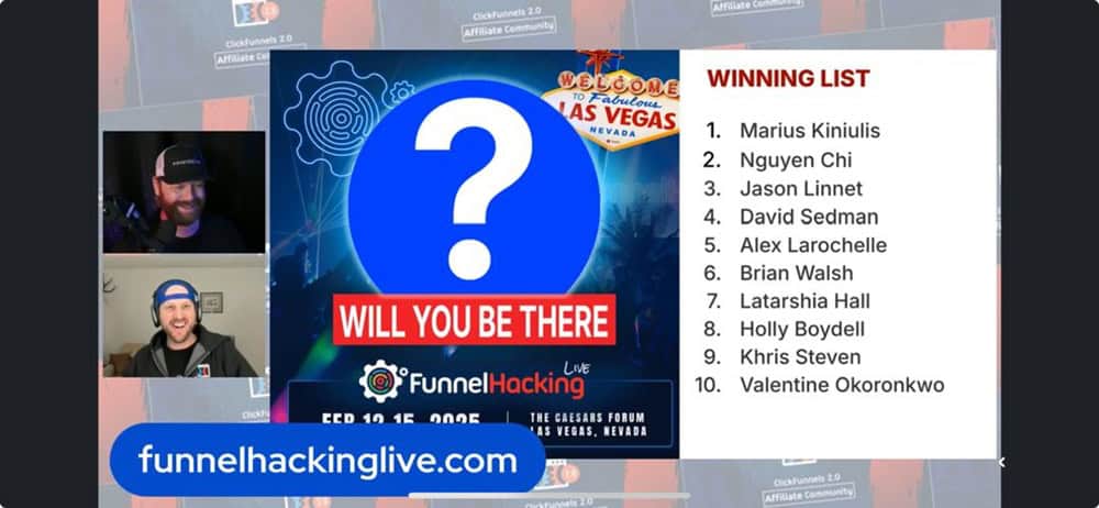 My Free Ticket To Funnels Hacking Live
