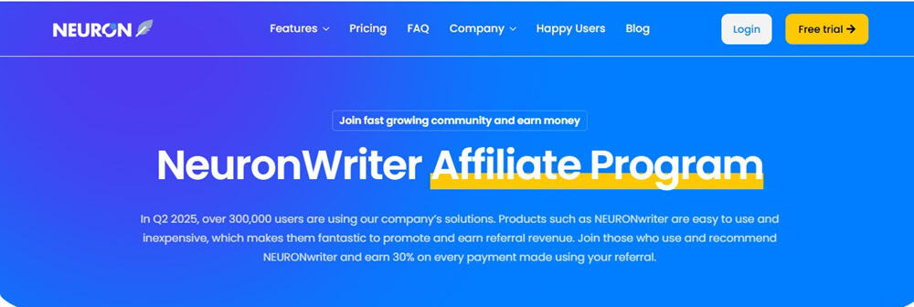 NeuronWriter Affiliate Program