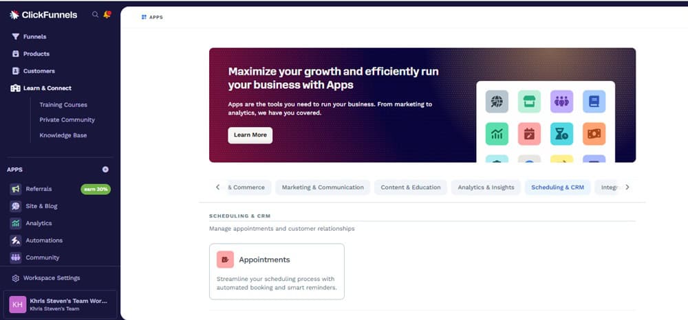 ClickFunnels Appointment Booking