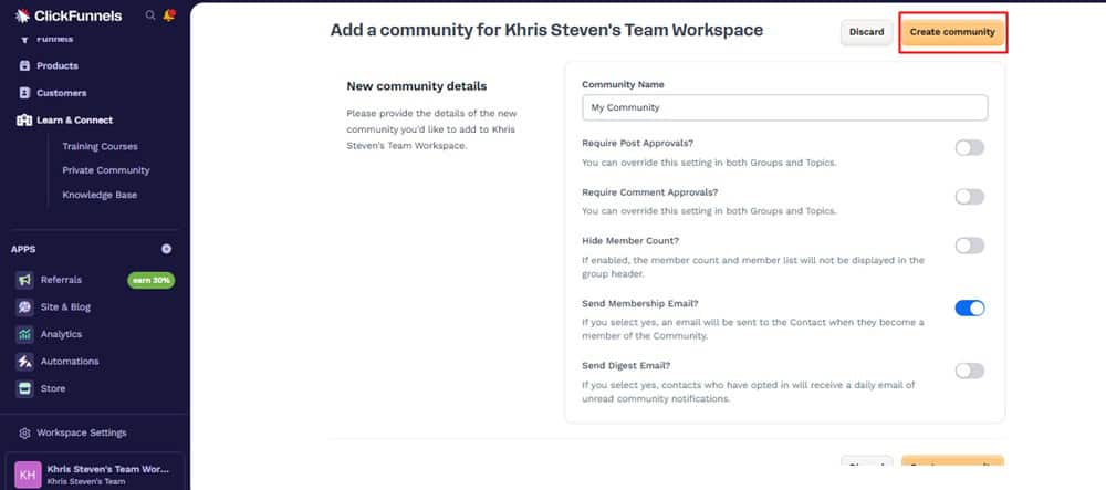 ClickFunnels Community