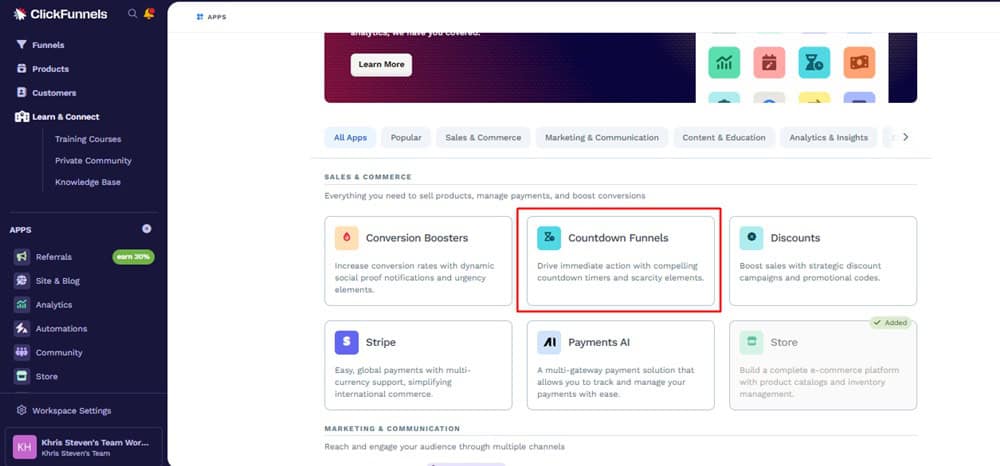 ClickFunnels Countdown Funnels