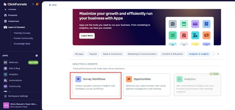 ClickFunnels Surveys