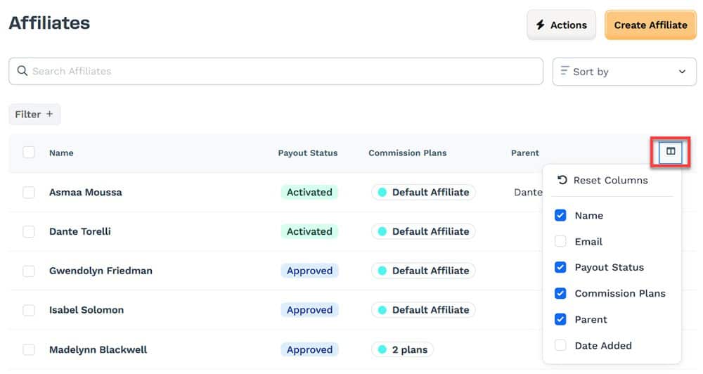 Customize affiliate programs on ClickFunnels Affiliate Center