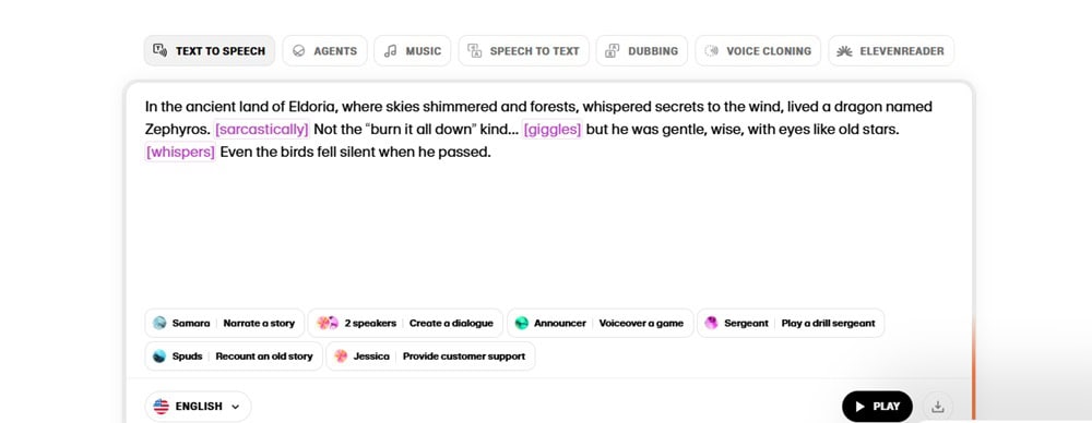 ElevenLabs Text to Speech ElevenLabs Text to Speech