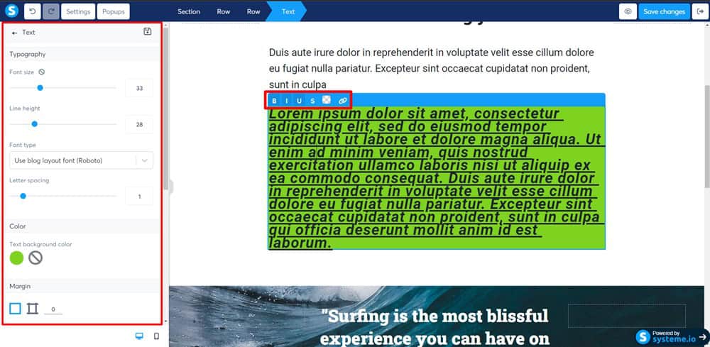Systeme.io Blog Editor Systeme.io Blog Editor