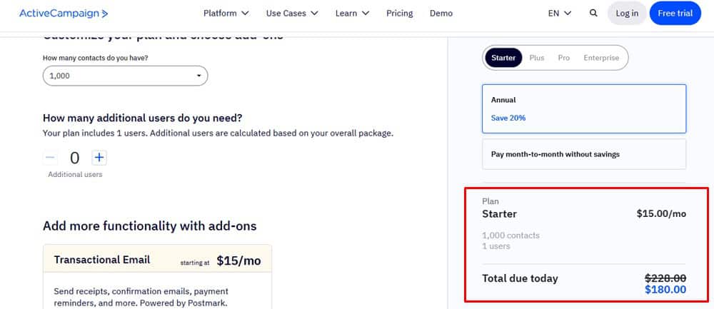 ActiveCampaign Black Friday Deal for Starter Plan ActiveCampaign Black Friday Deal for Starter Plan