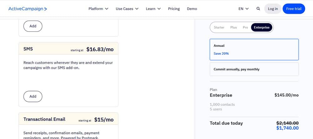 ActiveCampaign Enterprise Plan Discount ActiveCampaign Enterprise Plan Discount
