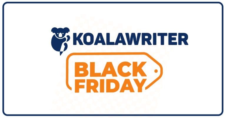KOALAWRITER BLACK FRIDAY DISCOUNT