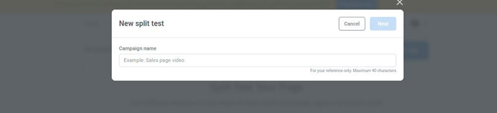 Kartra new split test