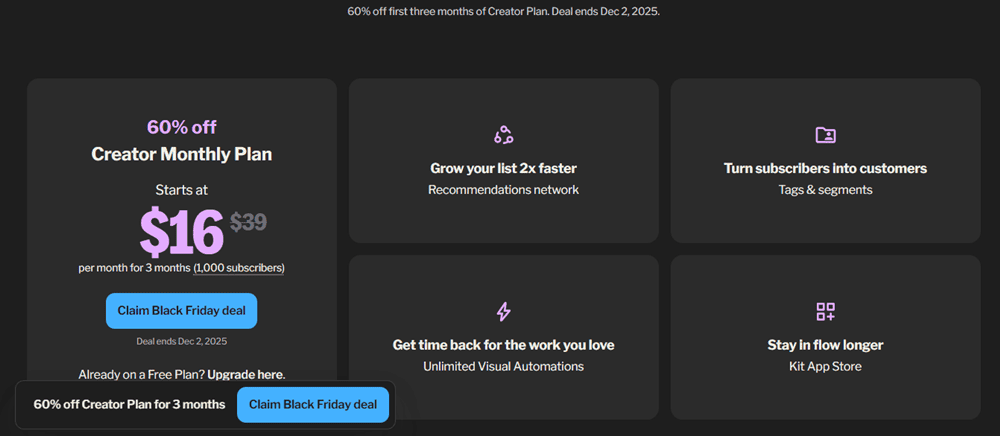 Kit Black Friday Deal