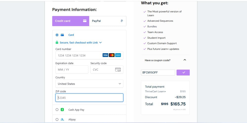 ThriveCart Learn+ BF Deal